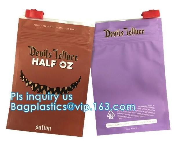 Child-resistant Packaging, Kraft Paper Child Resistant Bag, Opaque Plastic Lockable Medication Bag , Stand Up k Ba