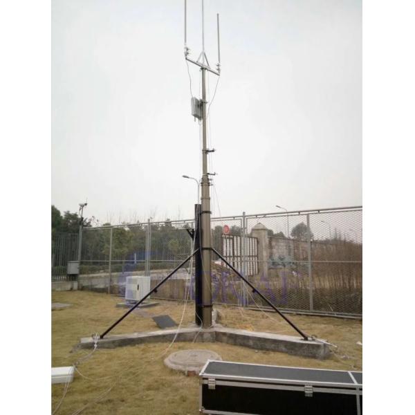 Анодированный алюминиевый пневматический телескопический мачта 4.2M 5.7M