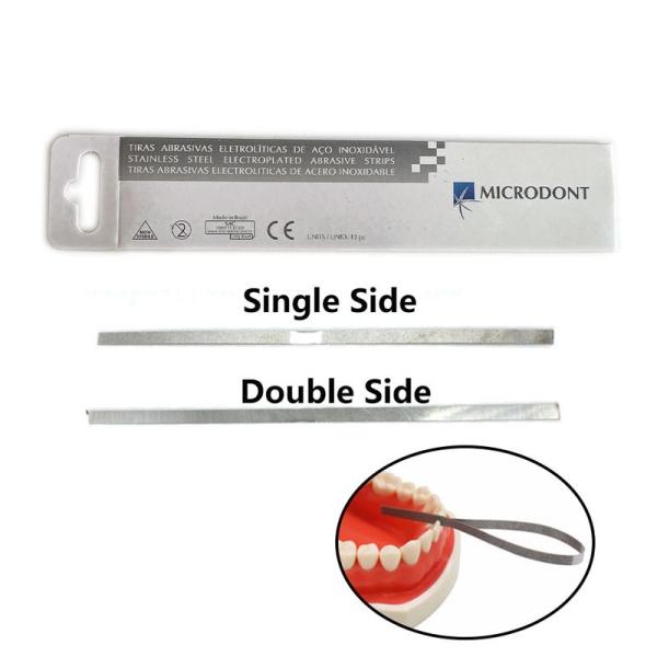MICRODONT Dental IPR Diamond Strip Super Diamond Abrasive Polishing Strips for Certification