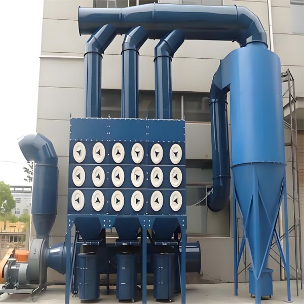 Plasma cutting filter cartridge dust collector - Large industrial dust collector