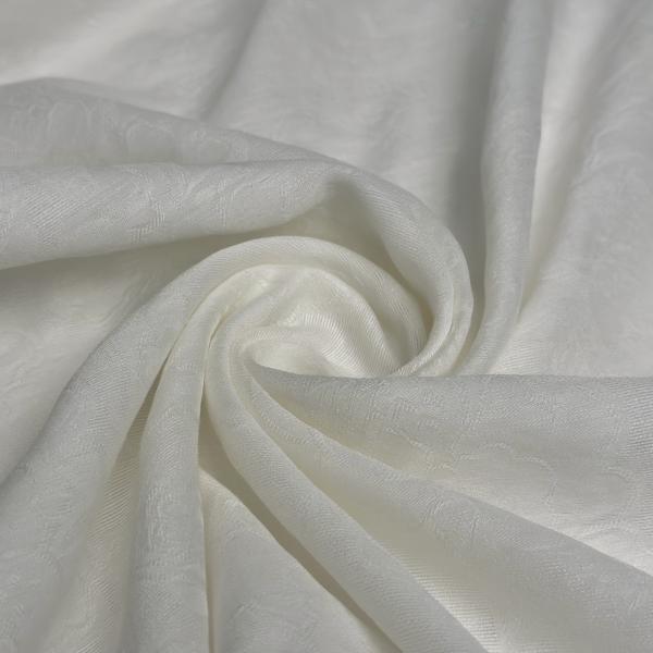 Dyed Lightweight Wool and Polyester Jacquard Fleece Fabric for Dress