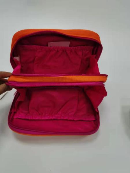 convenient travel cosmetic bag canvas cosmetic bag large jewelry bag