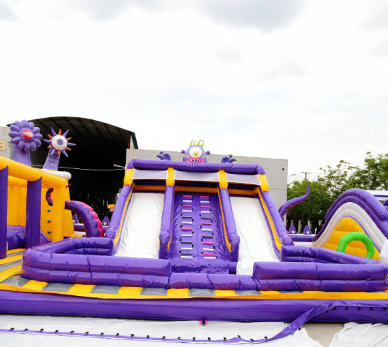 Custom Giant Inflatable Amusement Park Big Bounce House Fun City/jumping Castle PVC Material Indoor/Outdoor for Kids Adults