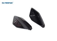 Los accesorios brillantes de las piezas del coche de la fibra de carbono de la tela cruzada modificaron al OEM para requisitos particulares