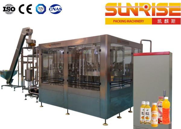 Non Soda 0.5L Hot Fill Bottling Machine For Orange Fruit Juice