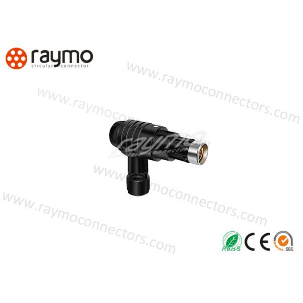 Audio Video Aviation Plug Connector High Accuracy Black Color Male OEM Design