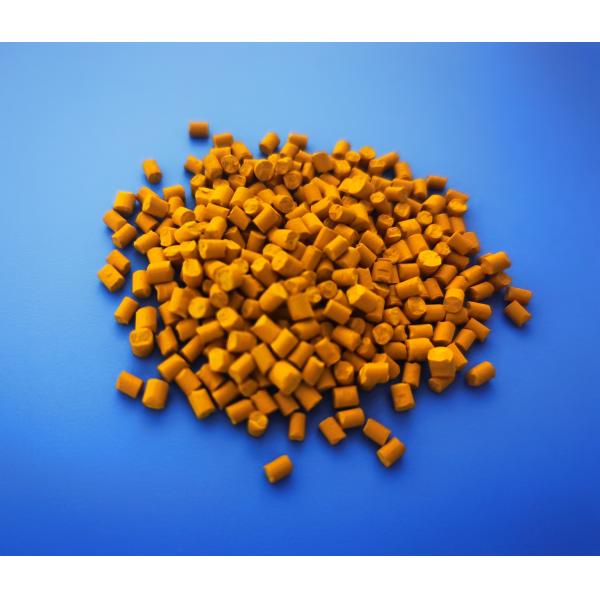 Eco Friendly Yellow Pigment Masterbatches 20% Concentration OEM