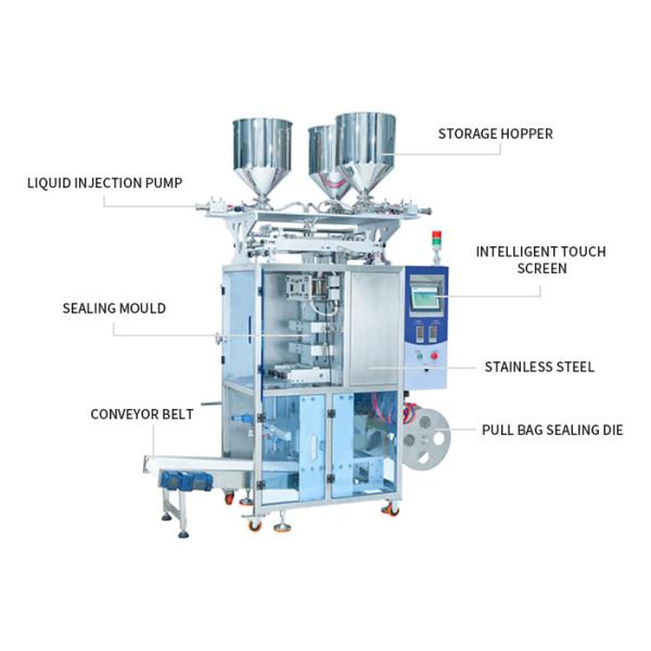 Liquid Sachet Packing Machine 4g 6g 8g Multi Lane Packing Machine
