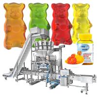 La bouteille automatique peut cogner le poids de casse-croûte de sucrerie de machine à emballer et la machine de conditionnement gommeux remplissants