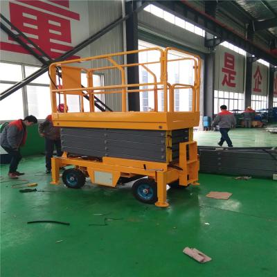 tabela de elevador 500kg móvel Drivable hidráulico para uma variedade de terrenos