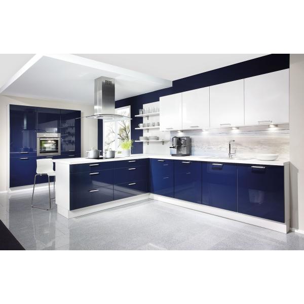 Diy Blue / Yellow Replacing Kitchen Cabinet Doors And Drawer Fronts 436 * 649mm