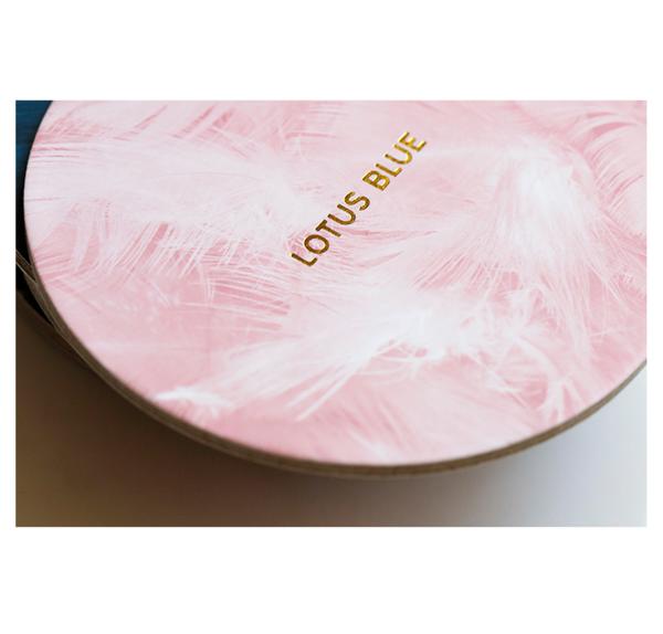 Round Custom Festival Party Decorations Paper Cardboard Marble Coasters For Drink 10cm