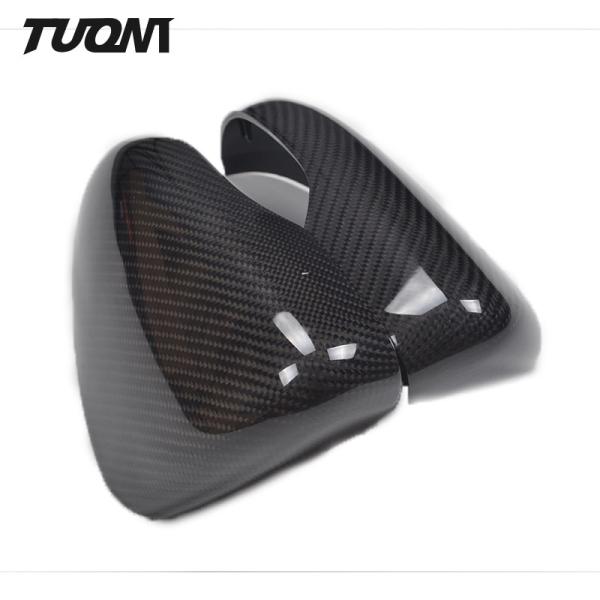 Car Real Carbon Fiber Side Mirror Cover Decorative For VW Golf 6 GTI
