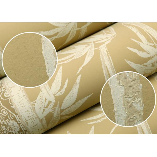 Обои живущей комнаты 0.53*10 азиатские воодушевленные/азиатский тематический цвет бежа обоев