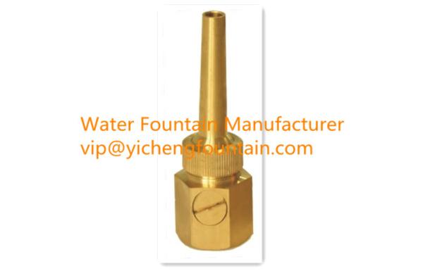 Adjustable Straight Spray Water Fountain Nozzle heads 1/8 - 1 With Valve Type