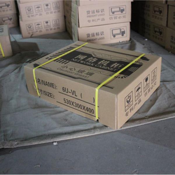 Stock 6U Server Rack Cabinet with Cooling System and Toughened Glass Door Height 280mm