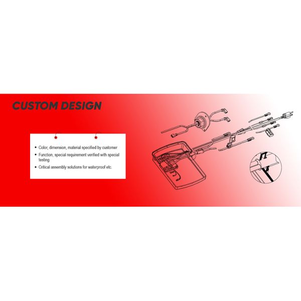 UL CUL Listed Lamp Wire Harness OEM Wire Assembly Custom Wire Harness with IATF16949
