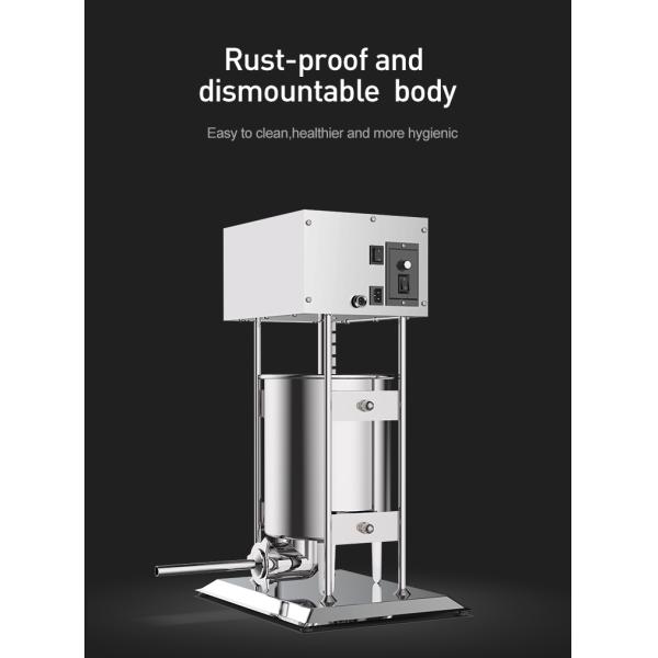 Машина для набивки колбасы 15 л Электрическая машина для набивки колбасы из нержавеющей стали Электрическая машина для колбасы