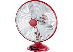 60Hz 12 Electric Chrome Vintage Style Desk Fan Oscillating For Living Room Garage
