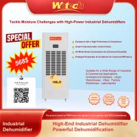 Offre spéciale limitée Déshumidificateur industriel portable 168L / jour Mode séchage rapide Conception anti-corrosion pour les chantiers / zones de stockage