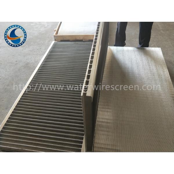 L500mm Stainless Steel Wedge Wire Screen Panels For Coal Washing Equipment