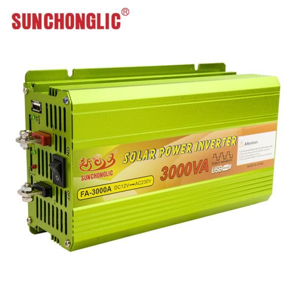 12V 220V 3000va Off Gird Solar Power Inverter Output 5V 1A USB Modified / Square Waveform
