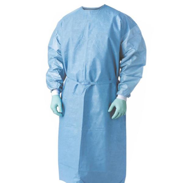 Nonwoven Sterile Surgical Gowns EN13795 SSMMS Gown Hospital Use