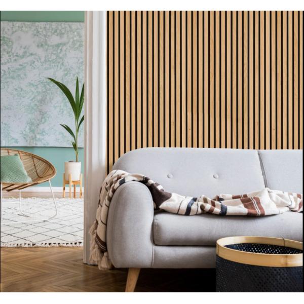 стена и потолок звукопоглотительных деревянных панелей 2400x600mm внутренняя