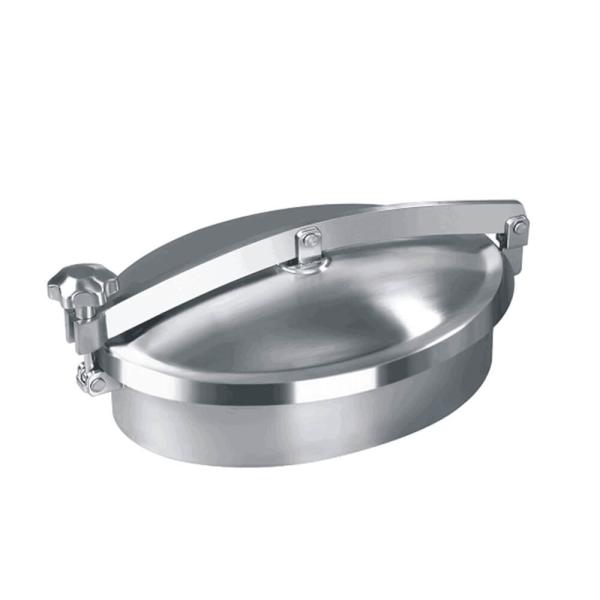 Ss 304 316 Polished Stainless Steel Access Covers Elliptical Tank Manway