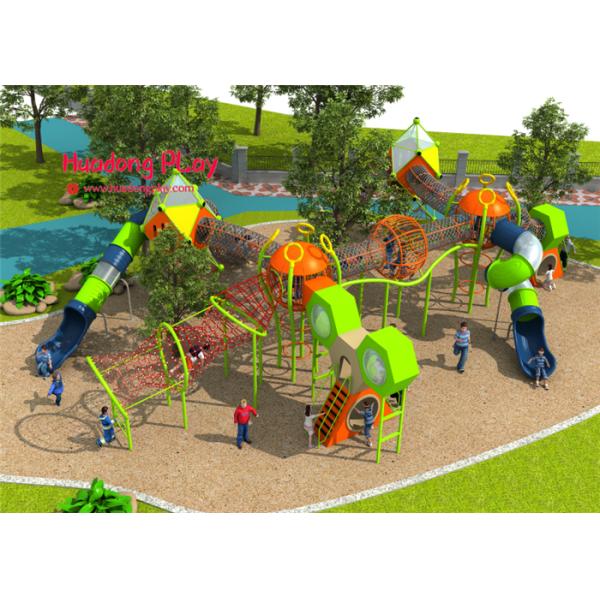 Huge Magic Steel Net Rope Climbing Playground Equipment For Children , Kids Climbing Apparatus