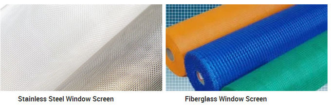 Powder Coated 304 Stainless Steel Security Mesh Anti-Rust Bulletproof Window Screen
