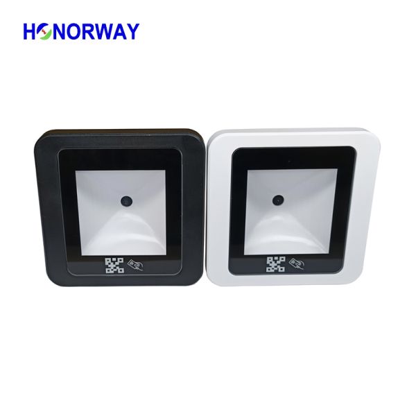 Wall Mounted NFC QR RFID Reader RS232 Wiegand Interface For Turnstile Door Lock System