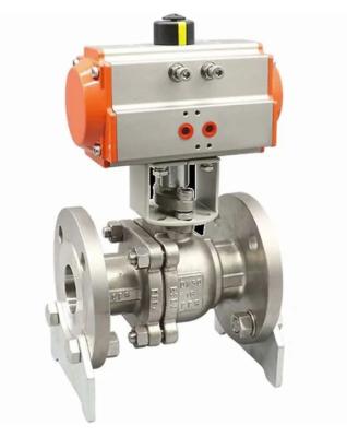 PN16 150LB  Industrial Ball Valve Control Valve Used In Thermal Power Plant