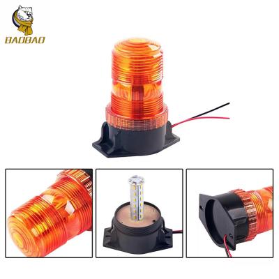 Blue Yellow White Red Flash 24V Universal LED Car Warning Work Light