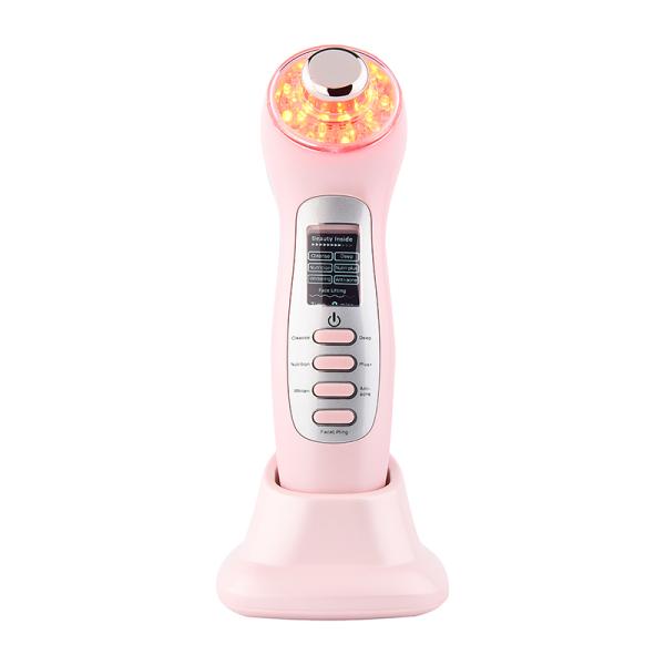 5V / 1A Home Beauty Equipment , Ion Face Massager Ion / Biowave Function