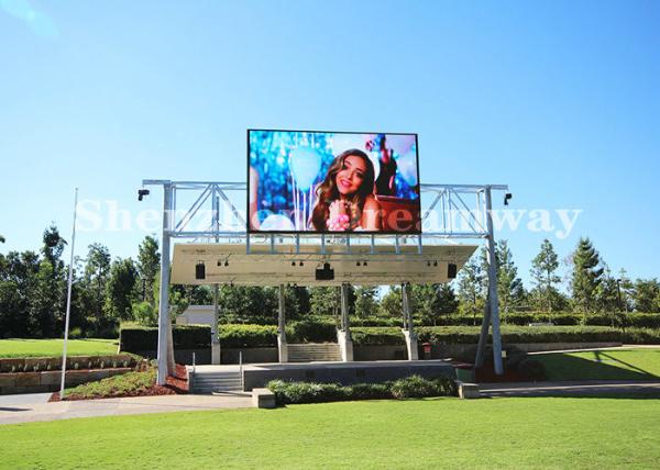 High Brightness Outdoor Advertising Led Screen Video Display Signs Rental 6mm Pixels