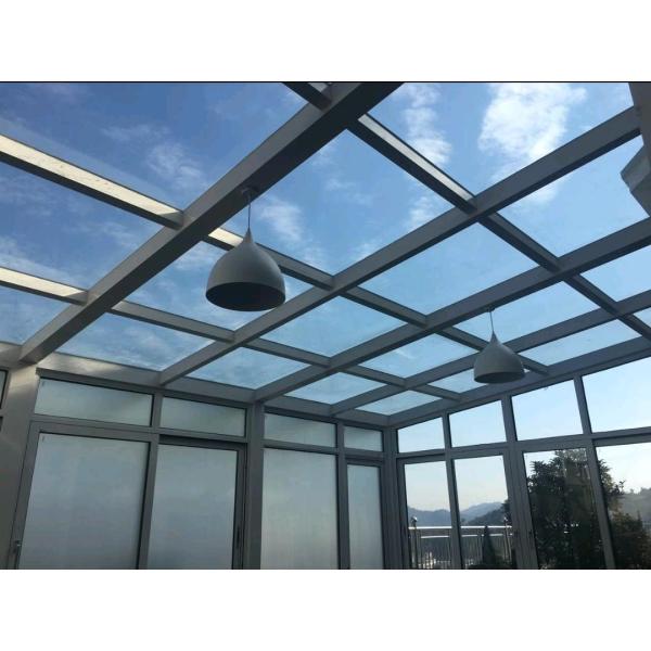 Штранг-прессования поручня алюминиевого стеклянного профиля Sunroom водоустойчивые алюминиевые