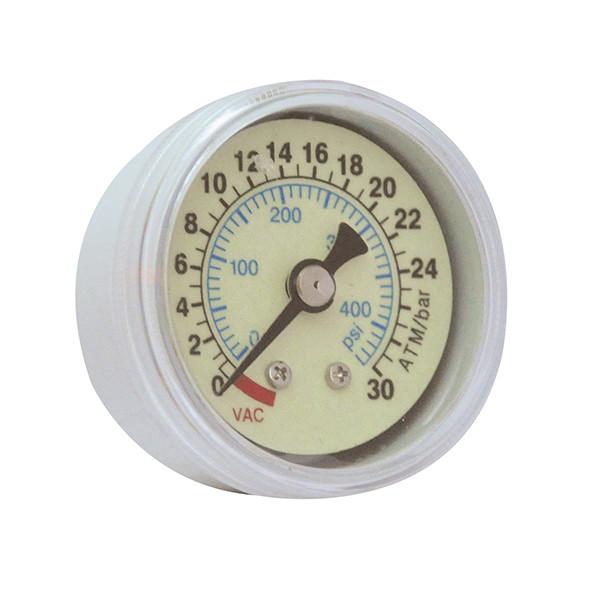 Lower Mount 400Psi 1.5 Inch 38MM Medical Pressure Gauges back mount