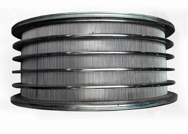 Anti Corrosion 600mm Length 0.2mm Slot Wedge Wire Strainer , Perforated Filter Tube