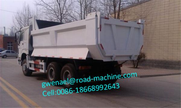 U-profil Carriage Grey HOWO Trucks Small Dumper For Cleaning Muck