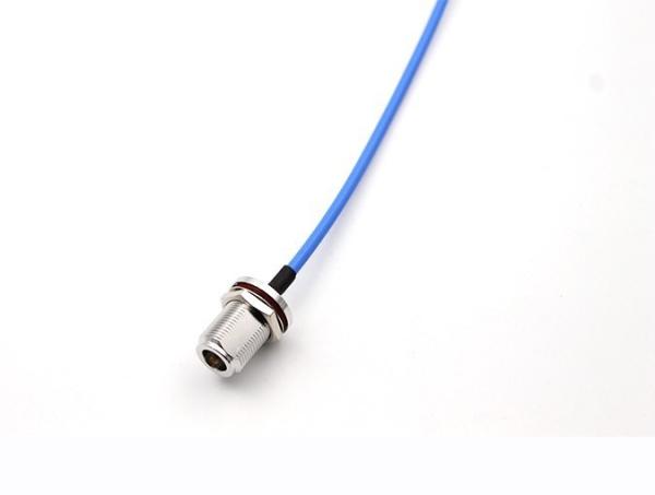 N Female BH to N Female BH Connector for 141 Cable Length 500mm