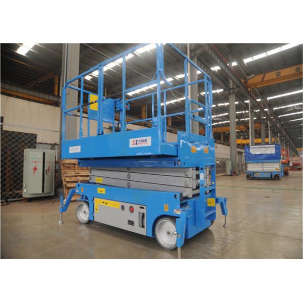 10m 13m 16m Lightweight Scissor Lift , Aerial Platform Lift Smooth Stable Raise Fall