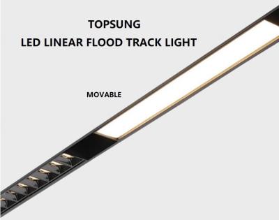 Ultra fina 4 pés LED painel de teto luzes 48v sistema linear holofotes