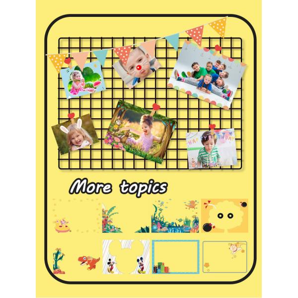 Flip-up Lens Children's Camera ABS Material for 3-12 Years Old Boys Girls Kids Camera