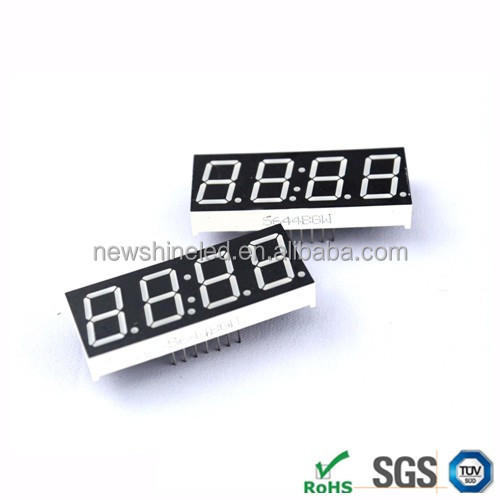 0.25 Inch 4 digit LED Seven Segment Clock Display