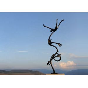 Скульптура танцора статуи бронзы украшения современного искусства украшения изготовленная на заказ бронзовая