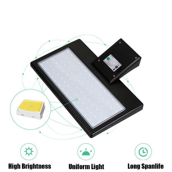 Motion Sensor Solar Wall Light for Outdoor Garden IP65 Waterproof LED Security Lamp