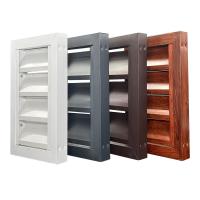 Ventanas de aluminio moderno personalizadas con ventanas de fibra de vidrio