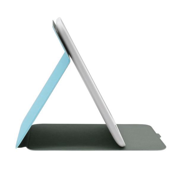 Trendy Led PU Leather IPad Makeup Mirror Standing Led Lighted Mirror Portable For Travel