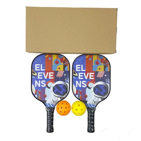 Blue Custom Pickleball Paddle Aramid Honeycomb Graphite Paddle Ball Rackets Game